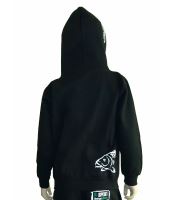 R-spekt Detská Mikina Zipsová S Kapucňou Carper Kids Black (2)