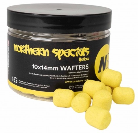 Cc moore vyvážené boilie ns1 dumbell wafters yellow 10x14 mm 65 ks