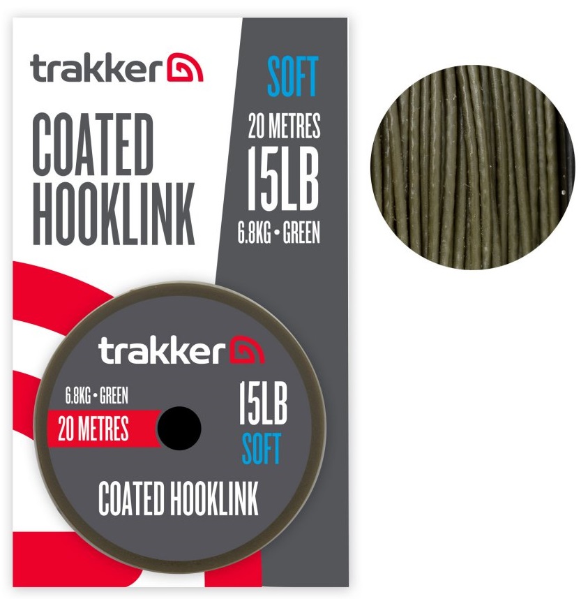 Trakker náväzcová šnúra soft coated hooklink 20 m - 15 lb 6,8 kg