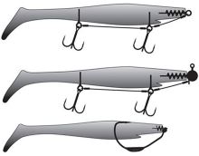 Strike Pro Gumová Nástraha Pig Shad Goldie - 15 cm 21 g (1)