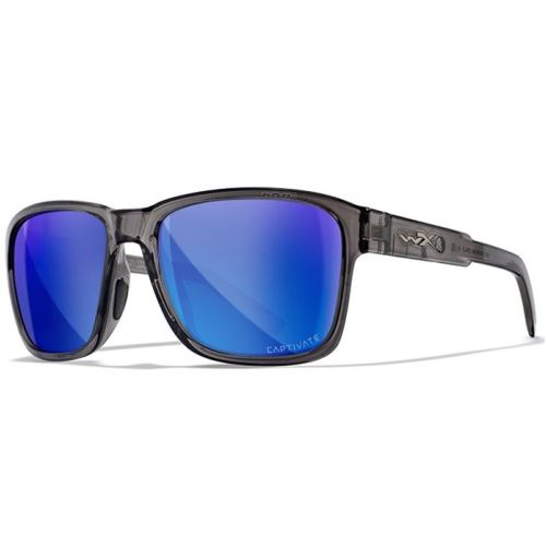 Wiley X Polarizačné Okuliare Trek Captivate Polarized Blue Mirror Smoke Grey Gloss Crystal Dark Grey