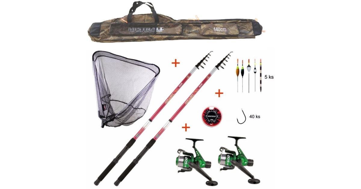 Mistrall Children' s fishing set with rods 2,1m 50g - Fishing Kit