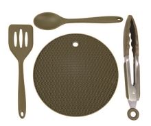 Trakker Silikonový Kuchynský Riad Armolife Silicone Utensil Set