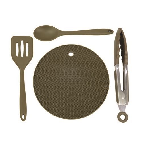 Trakker Silikonový Kuchynský Riad Armolife Silicone Utensil Set