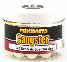 Mikbaits Plávajúce Boilies Gangster G2 krab ančovička asa 150 ml (1)