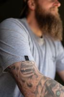 Korda Tričko Compass Tee Heather Grey (3)