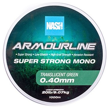 Nash vlasec armourline super strong mono green 1000 m