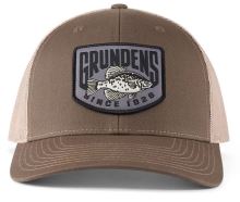 Grundéns Šiltovka Crappie Patch Trucker Driftwood/Khaki