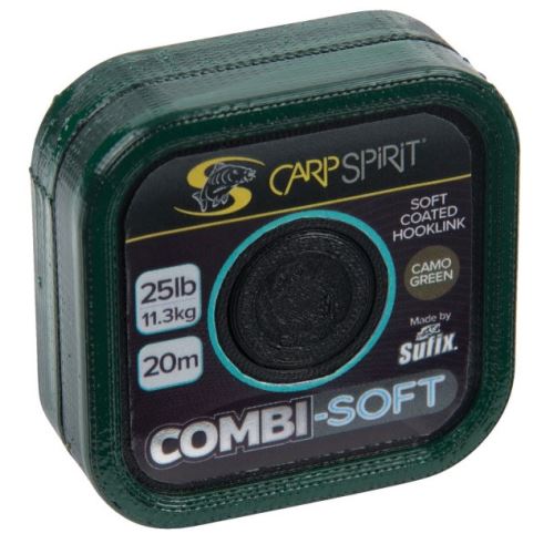 Carp Spirit Nadväzcová Šnúra Combi Soft Camo Green 20 m