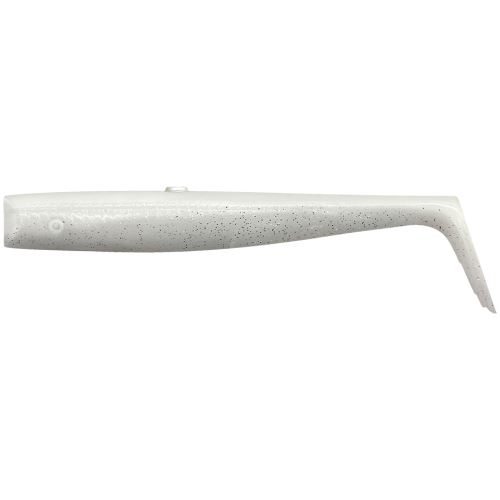 Savage Gear Gumová Nástraha Sandeel V2 Tail White Pearl Silver 5 ks