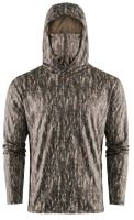 Grundéns Tričko Tough Sun Masked Hoodie Marsch Camo - M
