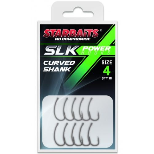 Starbaits Háčik Power Hook PTFE Coated Curved Shank 10 ks