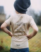 Giants Fishing Tričko Detské Tri Kapri Béžoé (1)