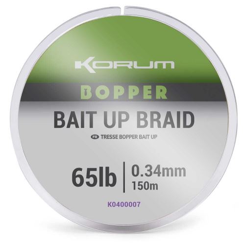 Korum Splietaná Šnúra Bopper Bait Up Braid 0,34 mm 150 m