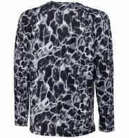 Savage Gear Tričko Night UV Long Sleeve T Shirt Black Waterprint (2)