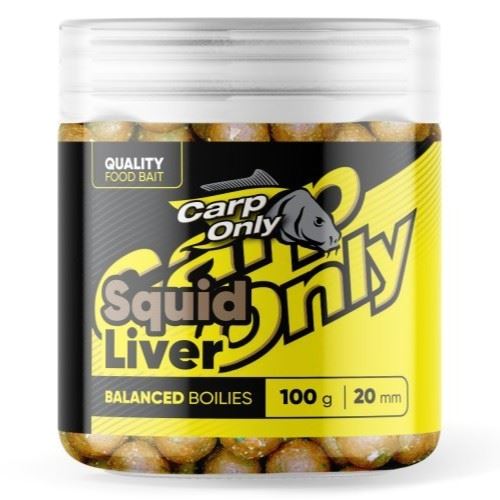 Carp Only Vyvážené Boilies Balanced Squid Liver 100 g
