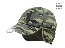 Delphin Zimná Šiltovka LED OutLine Camo (1)