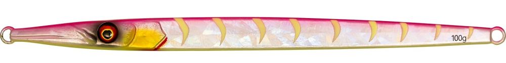 Westin pilker flashin garfish pink glow ribs - 15 cm 60 g