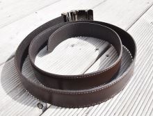 Kožený Spoločenský Opasok Hnedý Šťuka (1)