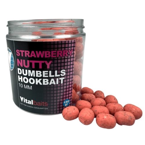 Vitalbaits Dumbells Strawberry Nutty 150 g 10 mm