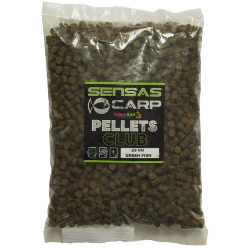 Sensas Pelety Club Green Fish 800 g