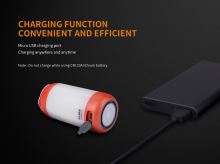 Fenix Nabíjací Lampáš CL26R Zelená (10)