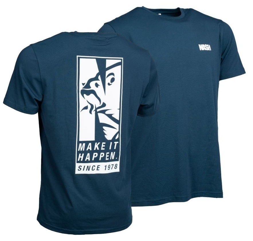 Nash tričko make it happen since 1978 t-shirt navy blue - xl