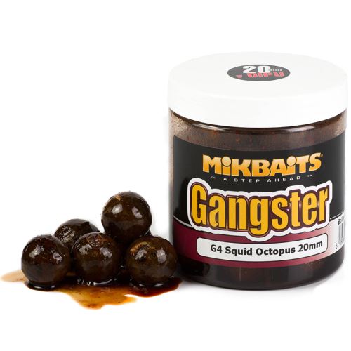 Mikbaits Boilies v dipe Gangster G4 squid octopus 250 ml