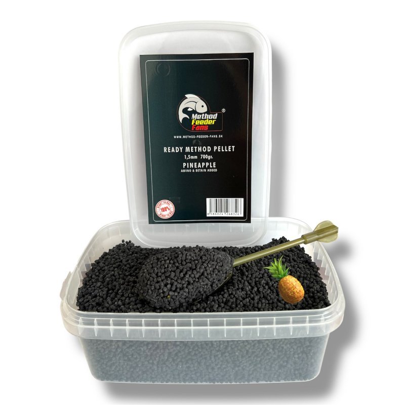 E-shop Method feeder fans pelety ready method 700 g 1,5 mm - ananás