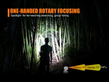 Fenix Nabíjacia Zaostrovacia Čelovka Blu HL40R (5)