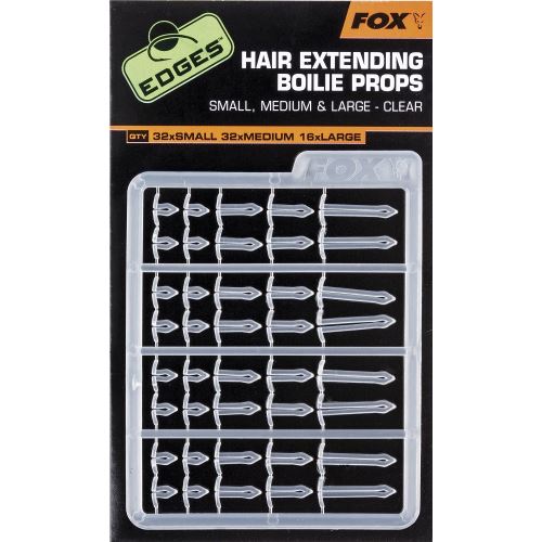 Fox edges predlžovacie zarážky hair extending boilie props clear