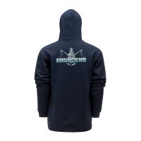 Grundéns Mikina Logo Boat Hoodie Dark Navy (3)
