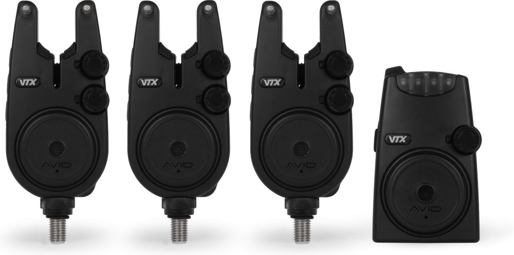 Avid carp sada signalizátorov vtx bait alarm set 3+1