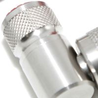 Taska Nerez hrazdy Dual Loc na 2 prúty s duo skrutku. 2ks 18 & 20cm (1)