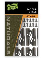 Fox Závesky Edges Naturals Lead Clip + Pegs 10 ksFox Závesky Edges Naturals Lead Clip + Pegs 10 ks