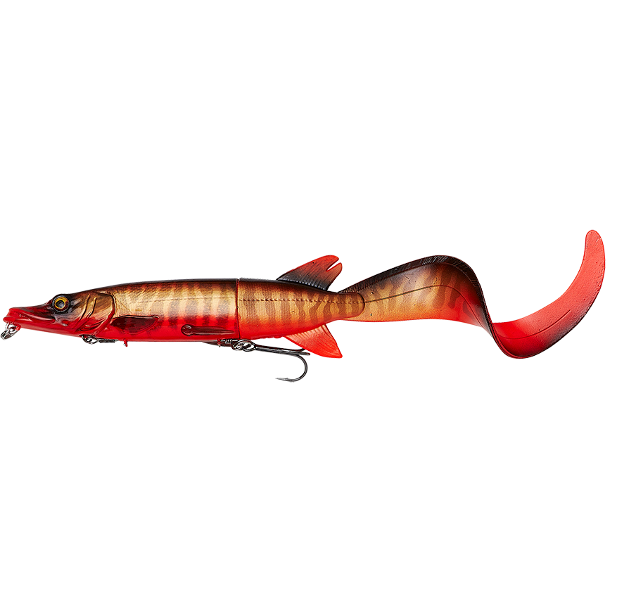 Savage gear gumová nástraha 3d hybrid pike slow sink red belly 17 cm 47 g