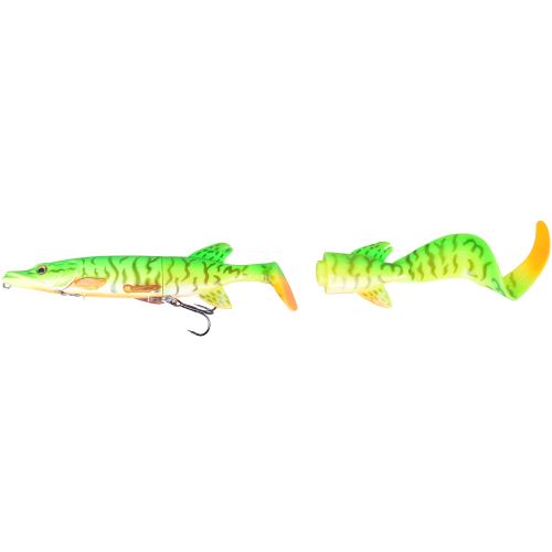 Savage Gear Gumová Nástraha 3D Hybrid Pike Slow Sink Firetiger - 17 cm 45 g