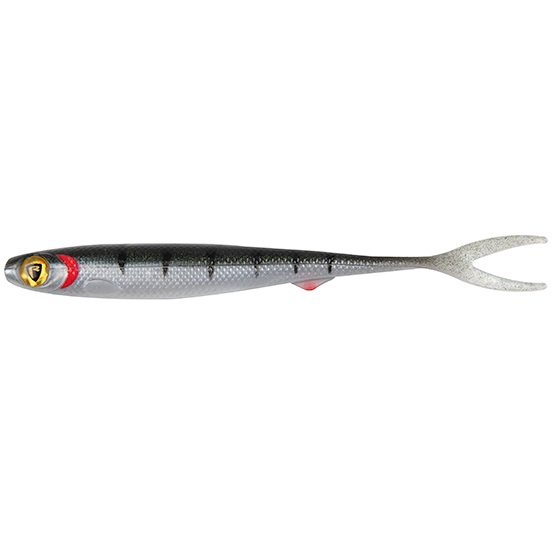 Fox rage gumová nástraha slick finesse super soft uv young perch - 16 cm