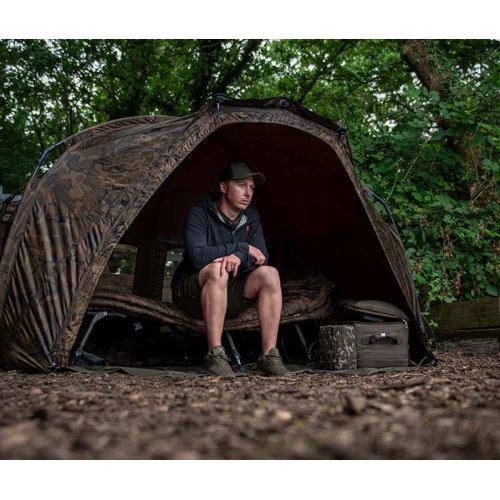 Fox Bivak Frontier Lite Camo + Predný Panel Camo Vapour Peak