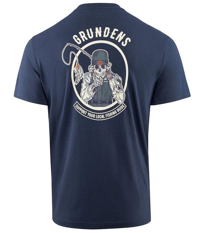 Grundéns tričko support guides ss t-shirt dark navy - xl