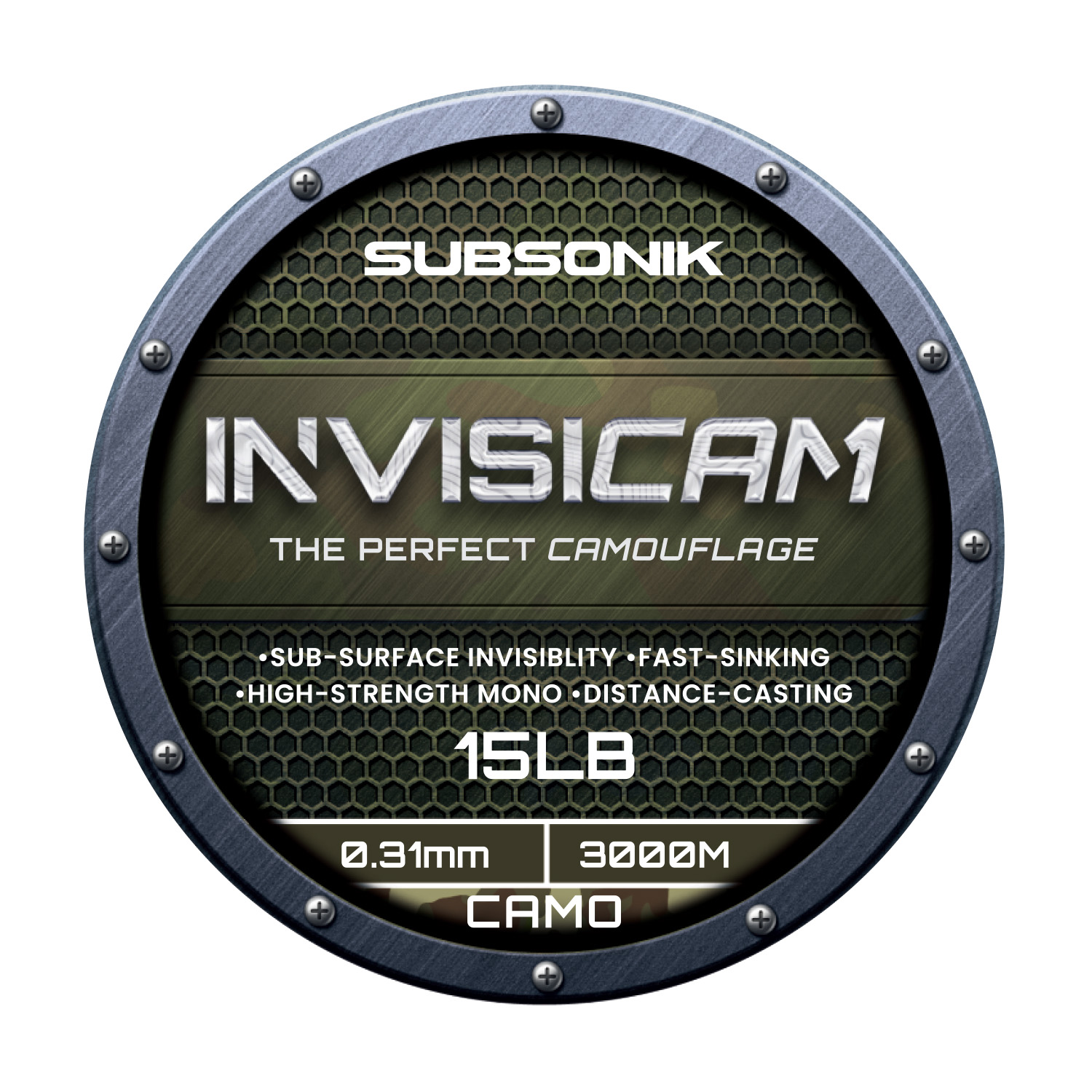 Sonik vlasec subsonik invisicam 3000 m - 0,38 mm 22 lb
