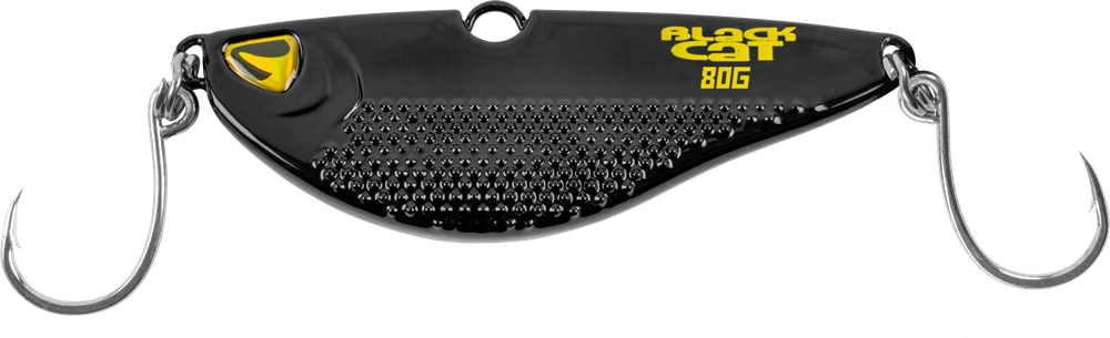 E-shop Black cat nástraha heavy vibe v lure black - 10 cm 80 g