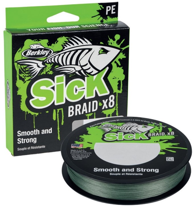 Berkley splietaná šnúra sick braid x8 150 m - 0,23 mm 23,6 kg