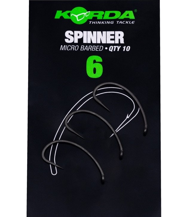 Korda háčiky bez protihrotu spinner b - 6