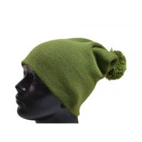 R-SPEKT Čiapka Pompom Beanie Khaki (4)