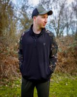 Fox Mikina LW Black Camo QTR Zip (2)