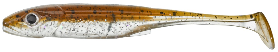Gunki gumová nástraha whiz flaky brown - 10 cm