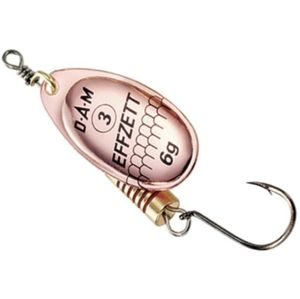 Dam blyskáč effzett spinner with single hooks sinking copper - 1 3 g