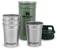 Stanley Set Nerezových Panákov 4 ks Adventure Series v Nerezovom Púzdre Zelený