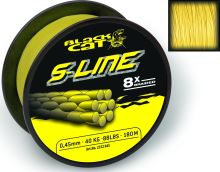 Black Cat Splietaná Šnúra S-Line Žltá 3000 m Black Cat Splietaná Šnúra S-Line Žltá 3000 m
